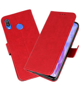 Rood Bookstyle Wallet Cases Hoesje voor Huawei Nova 3 Rood Bookstyle Wallet Cases Hoesje voor Huawei Nova 3