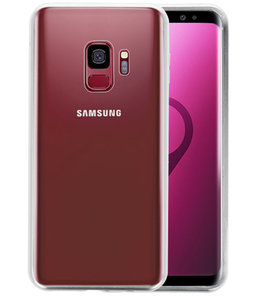 Zilver - Transparant Magnetisch Back Cover Samsung Galaxy S9