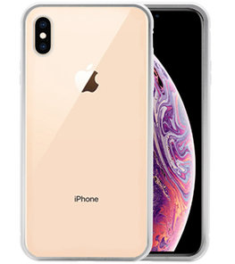 Magnetic Back Cover voor iPhone XS Max Zilver - Transparant Magnetic Back Cover voor iPhone XS Max Zilver - Transparant
