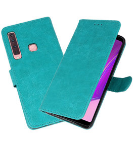 Bookstyle Wallet Cases Hoesje voor Samsung Galaxy A9 2018 Groen Bookstyle Wallet Cases Hoesje voor Samsung Galaxy A9 2018 Groen