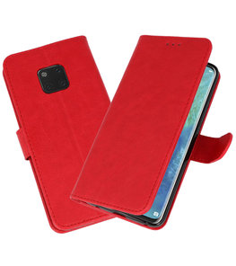 Bookstyle Wallet Cases Hoesje voor Huawei Mate 20 Pro Rood