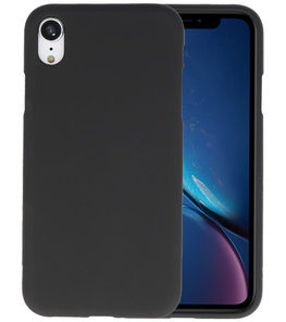 Color TPU Hoesje voor iPhone XR Zwart