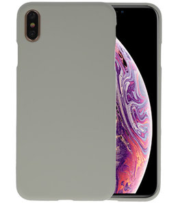 Color TPU Hoesje voor iPhone XS Max Grijs Color TPU Hoesje voor iPhone XS Max Grijs