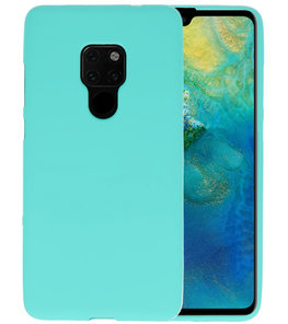 Color TPU Hoesje voor Huawei Mate 20 Turquoise Color TPU Hoesje voor Huawei Mate 20 Turquoise