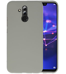 Color TPU Hoesje voor Huawei Mate 20 Lite Grijs Color TPU Hoesje voor Huawei Mate 20 Lite Grijs