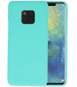 Color TPU Hoesje voor Huawei Mate 20 Pro Turquoise