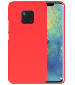 Color TPU Hoesje voor Huawei Mate 20 Pro Rood