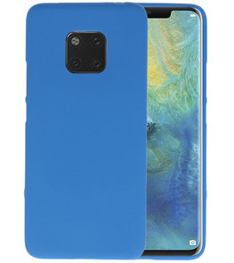 Color TPU Hoesje voor Huawei Mate 20 Pro Navy