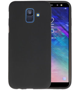 Color TPU Hoesje voor Samsung Galaxy A6 2018 Zwart Color TPU Hoesje voor Samsung Galaxy A6 2018 Zwart