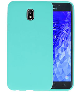 Color TPU Hoesje voor Samsung Galaxy J7 2018 Turquoise