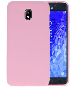 Color TPU Hoesje voor Samsung Galaxy J7 2018 Roze