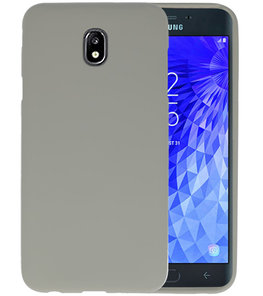 Color TPU Hoesje voor Samsung Galaxy J7 2018 Grijs