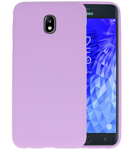 Color TPU Hoesje voor Samsung Galaxy J7 2018 Paars