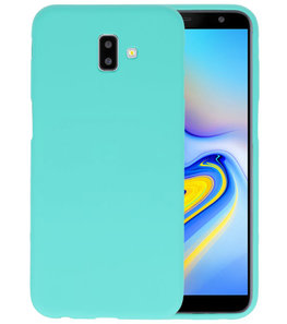 Color TPU Hoesje voor Samsung Galaxy J6 Plus Turquoise