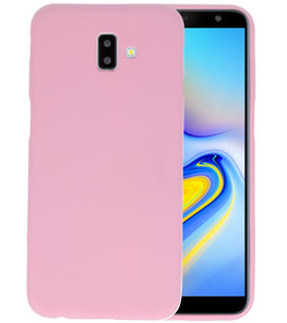 Color TPU Hoesje voor Samsung Galaxy J6 Plus Roze