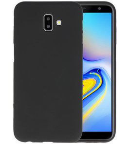 Color TPU Hoesje voor Samsung Galaxy J6 Plus Zwart