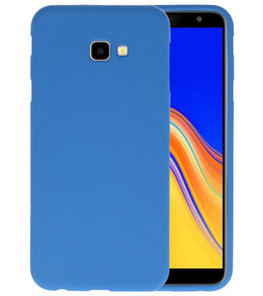 Color TPU Hoesje voor Samsung Galaxy J4 Plus Navy Color TPU Hoesje voor Samsung Galaxy J4 Plus Navy