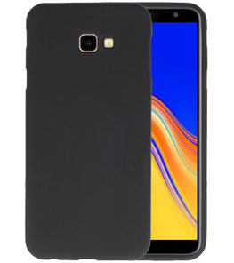 Color TPU Hoesje voor Samsung Galaxy J4 Plus Zwart Color TPU Hoesje voor Samsung Galaxy J4 Plus Zwart