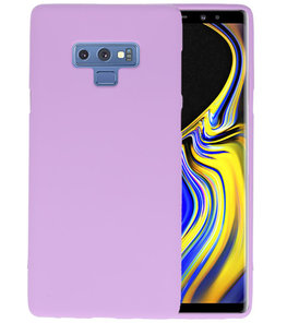 Color TPU Hoesje voor Samsung Galaxy Note 9 Paars Color TPU Hoesje voor Samsung Galaxy Note 9 Paars