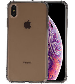 Schokbestendig TPU hoesje voor iPhone XS Max Grijs Schokbestendig TPU hoesje voor iPhone XS Max Grijs