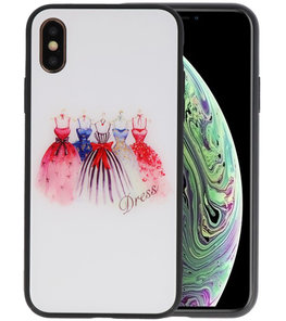 Print Hardcase voor iPhone XS Dress Print Hardcase voor iPhone XS Dress