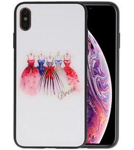 Print Hardcase voor iPhone XS Max Dress Print Hardcase voor iPhone XS Max Dress