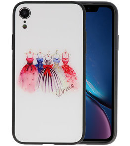 Print Hardcase voor iPhone XR Dress