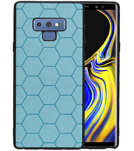 Hexagon Hard Case voor Samsung Galaxy Note 9 Blauw Hexagon Hard Case voor Samsung Galaxy Note 9 Blauw