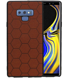 Hexagon Hard Case voor Samsung Galaxy Note 9 Bruin Hexagon Hard Case voor Samsung Galaxy Note 9 Bruin