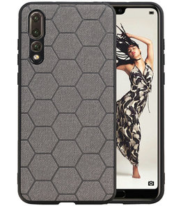 Hexagon Hard Case voor Huawei P20 Pro Grijs Hexagon Hard Case voor Huawei P20 Pro Grijs
