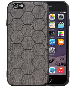 Hexagon Hard Case voor iPhone 6 / 6s Grijs Hexagon Hard Case voor iPhone 6 / 6s Grijs