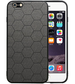 Hexagon Hard Case voor iPhone 6 Plus / 6s Plus Grijs
