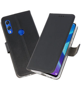 Wallet Cases Hoesje voor Huawei Honor 8X Zwart