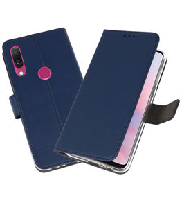 Wallet Cases Hoesje voor Huawei Y9 2019 Navy Wallet Cases Hoesje voor Huawei Y9 2019 Navy