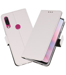 Wallet Cases Hoesje voor Huawei Y9 2019 Wit Wallet Cases Hoesje voor Huawei Y9 2019 Wit