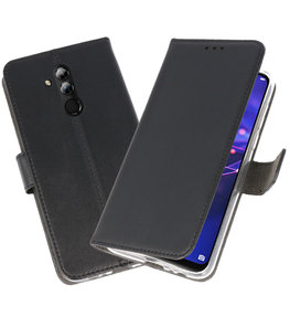 Wallet Cases Hoesje voor Huawei Mate 20 Lite Zwart Wallet Cases Hoesje voor Huawei Mate 20 Lite Zwart