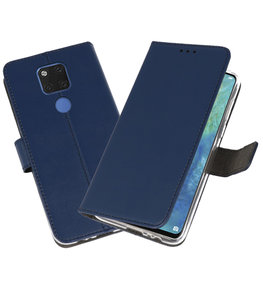 Wallet Cases Hoesje voor Huawei Mate 20 X Navy