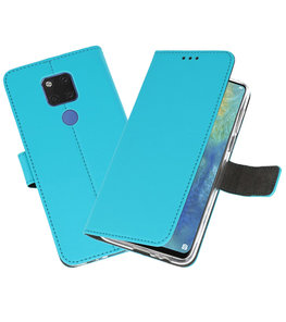 Wallet Cases Hoesje voor Huawei Mate 20 X Blauw