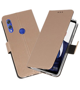 Wallet Cases Hoesje voor Huawei Note 10 Goud