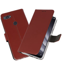 Wallet Cases Hoesje voor XiaoMi Mi 8 Lite Bruin Wallet Cases Hoesje voor XiaoMi Mi 8 Lite Bruin