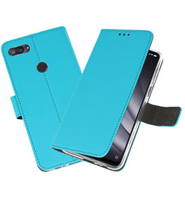 Wallet Cases Hoesje voor XiaoMi Mi 8 Lite Blauw Wallet Cases Hoesje voor XiaoMi Mi 8 Lite Blauw