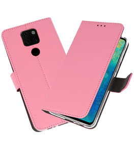 Wallet Cases Hoesje voor Huawei Mate 20 Roze Wallet Cases Hoesje voor Huawei Mate 20 Roze