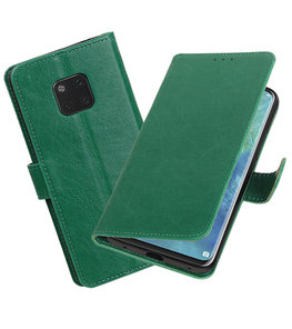 Hoesje voor Huawei Mate 20 Pro Pull-Up Booktype Groen