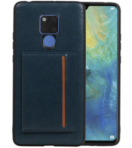 Staand Back Cover 1 Pasjes voor Huawei Mate 20 X Navy Staand Back Cover 1 Pasjes voor Huawei Mate 20 X Navy