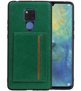 Staand Back Cover 1 Pasjes voor Huawei Mate 20 X Groen Staand Back Cover 1 Pasjes voor Huawei Mate 20 X Groen