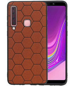 Hexagon Hard Case voor Samsung Galaxy A9 2018 Bruin Hexagon Hard Case voor Samsung Galaxy A9 2018 Bruin