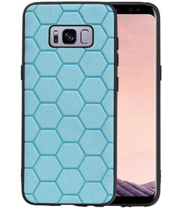 Hexagon Hard Case voor Samsung Galaxy S8 Blauw