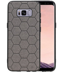 Hexagon Hard Case voor Samsung Galaxy S8 Grijs