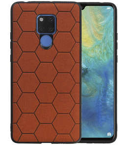 Hexagon Hard Case voor Huawei Mate 20 X Bruin Hexagon Hard Case voor Huawei Mate 20 X Bruin