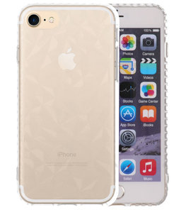 Transparant Geometric Style Siliconen Hoesjes voor iPhone 8 Transparant Geometric Style Siliconen Hoesjes voor iPhone 8